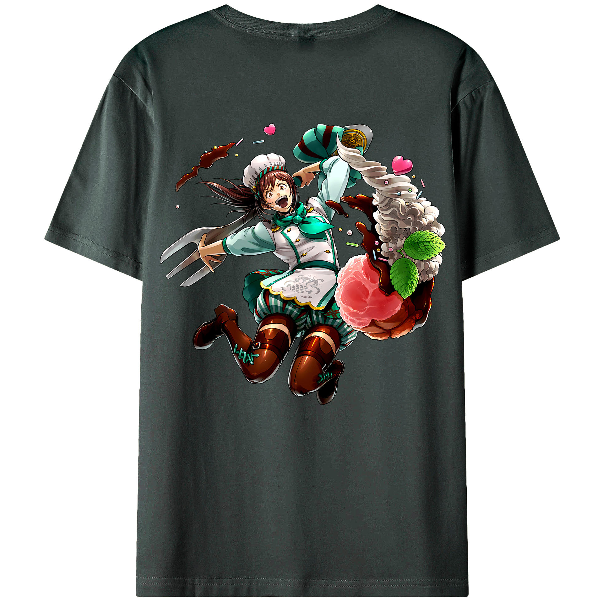 （画像用） 進撃の巨人 サシャ·ブラウス Attack on Titan Sasha Blaus 綿100％ メンズ半袖Tシャツ（バックプリント） 通気性